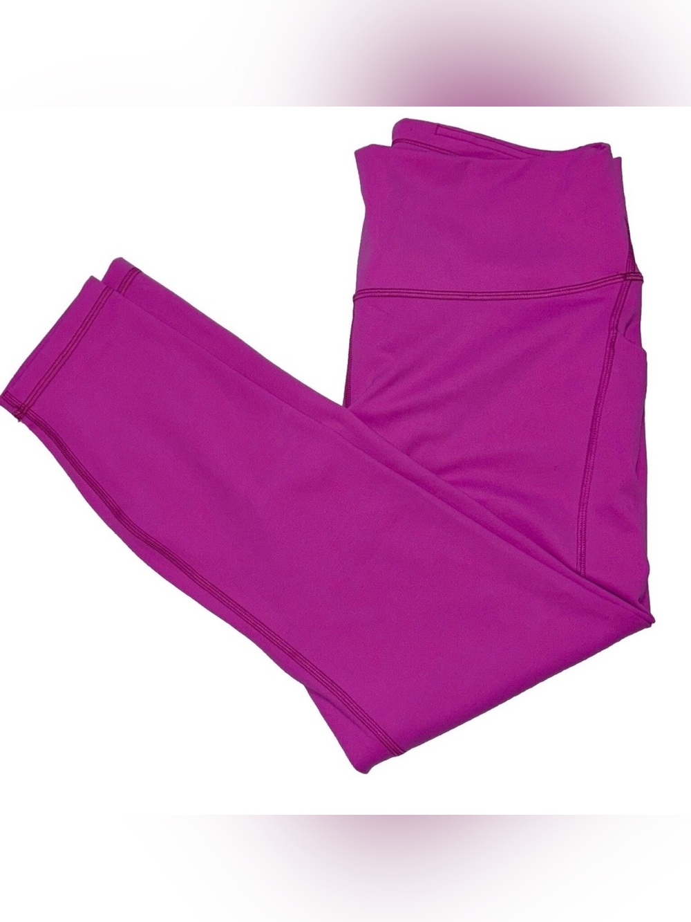 NWT*LULULEMON*SIZE 14*WUNDER TRAIN 25” L PANT W/POCKETS*AUTHENTIC*POW PINK*$128